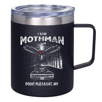 I Saw Mothman In Point Pleasant West Virginia Cryptid 12oz Stainless Steel Coffee Mug