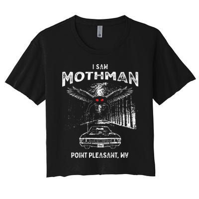 I Saw Mothman In Point Pleasant West Virginia Cryptid Crop Top