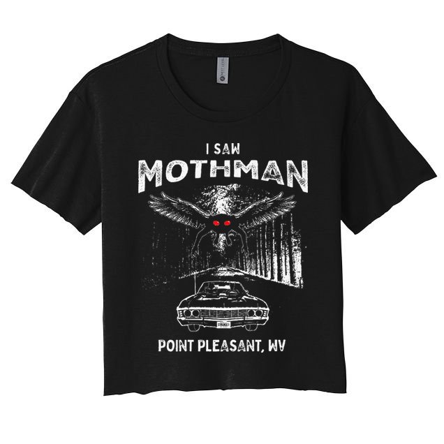 I Saw Mothman In Point Pleasant West Virginia Cryptid Crop Top