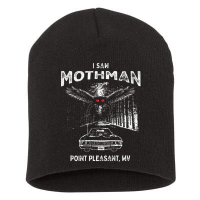 I Saw Mothman In Point Pleasant West Virginia Cryptid Short Acrylic Beanie