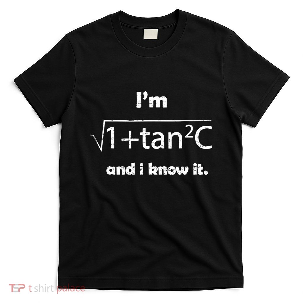 IM Sexy Math Humor IM Sec C And I Know It T-Shirt
