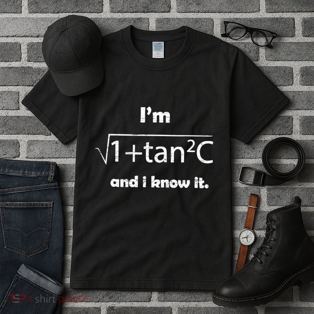 IM Sexy Math Humor IM Sec C And I Know It Tall T-Shirt