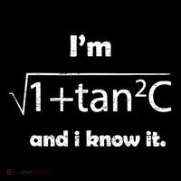 IM Sexy Math Humor IM Sec C And I Know It Tall T-Shirt