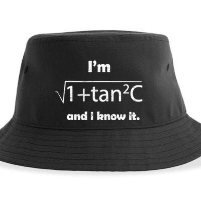 IM Sexy Math Humor IM Sec C And I Know It Sustainable Bucket Hat