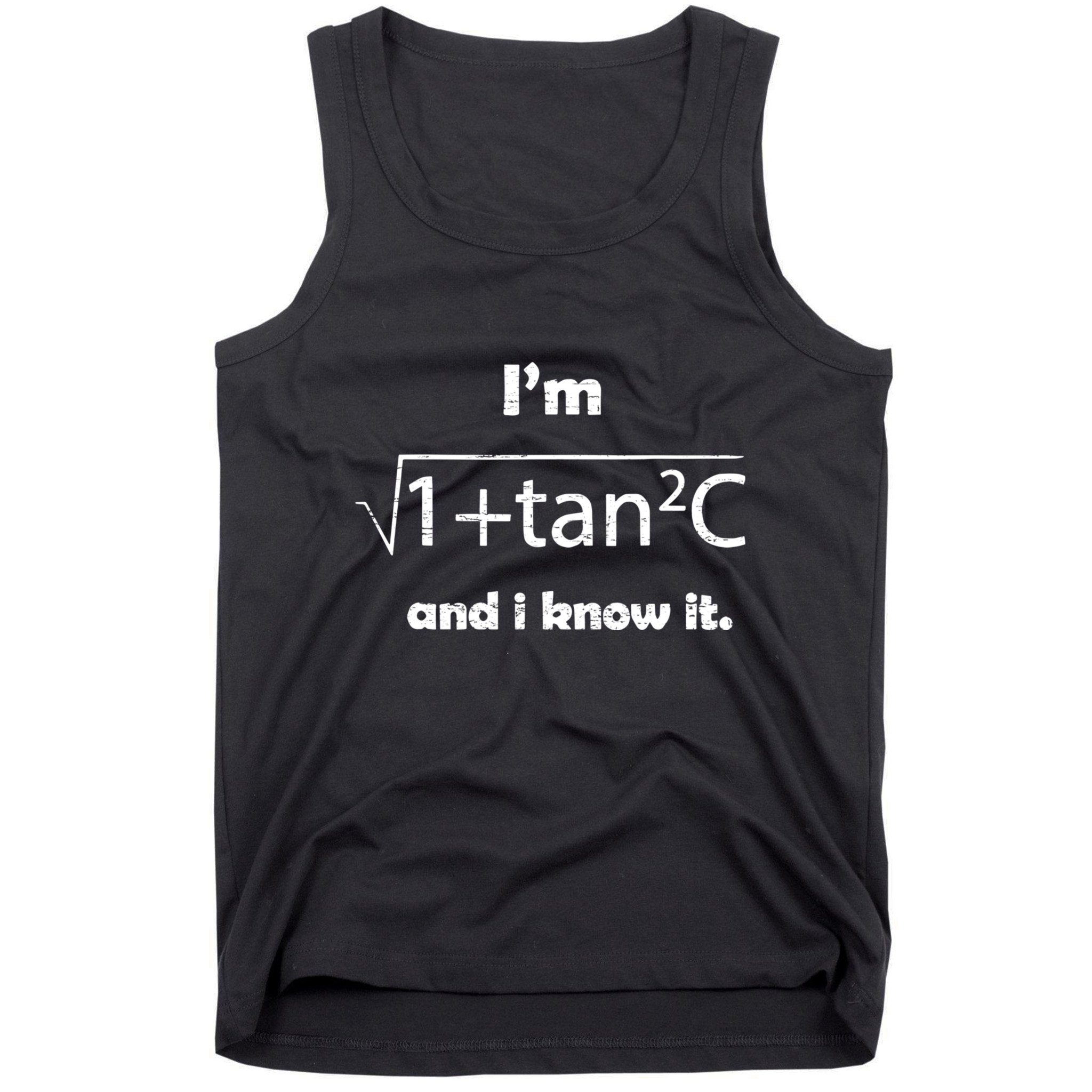 IM Sexy Math Humor IM Sec C And I Know It Tank Top