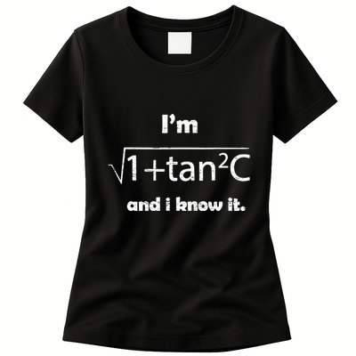 IM Sexy Math Humor IM Sec C And I Know It Womens T-Shirt