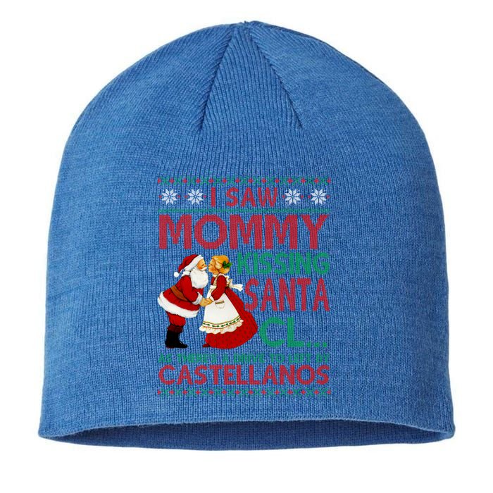 I Saw Mommy Kissing Santa Claus As There's A Driver To Left Gift Sustainable Beanie