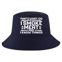 I Smoke Meat And I Know Things Grilling BBQ Lovers Cool Comfort Performance Bucket Hat