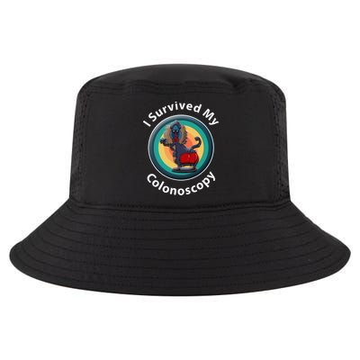 I Survived My Colonoscopy Survivor Hospital Patients Funny Cool Comfort Performance Bucket Hat