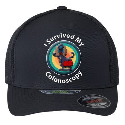 I Survived My Colonoscopy Survivor Hospital Patients Funny Flexfit Unipanel Trucker Cap