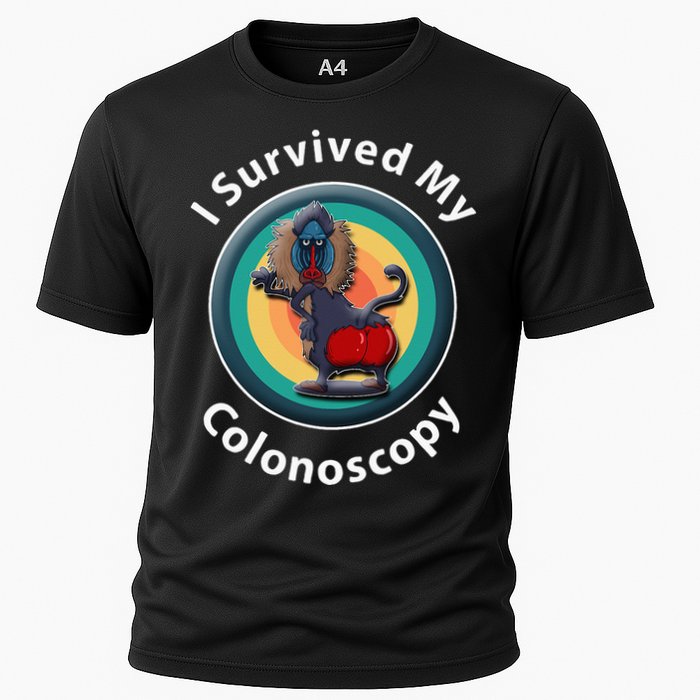 I Survived My Colonoscopy Survivor Hospital Patients Funny Cooling Performance Crew T-Shirt