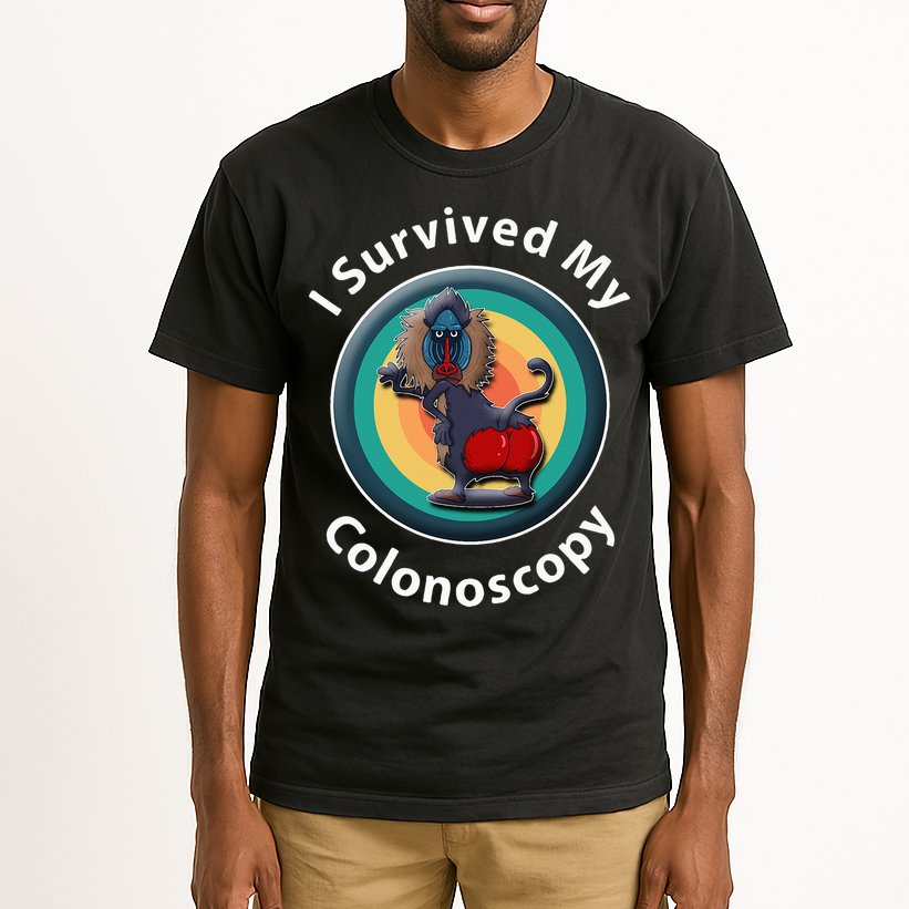 I Survived My Colonoscopy Survivor Hospital Patients Funny Tall T-Shirt