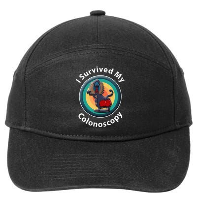 I Survived My Colonoscopy Survivor Hospital Patients Funny 7-Panel Snapback Hat