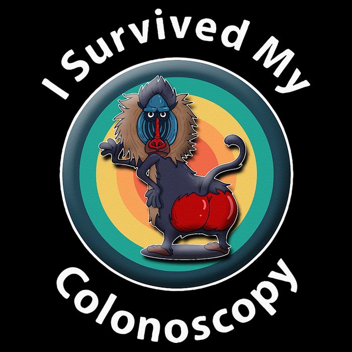 I Survived My Colonoscopy Survivor Hospital Patients Funny Drawstring Bag
