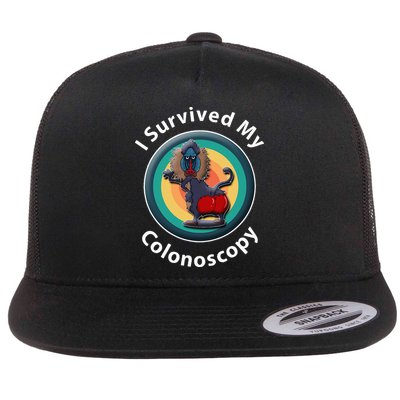 I Survived My Colonoscopy Survivor Hospital Patients Funny Flatbill Hat
