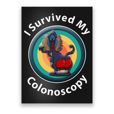 I Survived My Colonoscopy Survivor Hospital Patients Funny Poster
