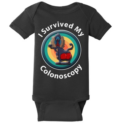 I Survived My Colonoscopy Survivor Hospital Patients Funny Baby Bodysuit