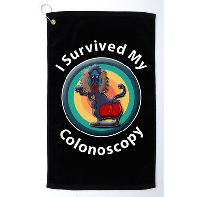 I Survived My Colonoscopy Survivor Hospital Patients Funny Golf Towel