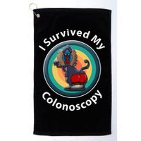 I Survived My Colonoscopy Survivor Hospital Patients Funny Golf Towel