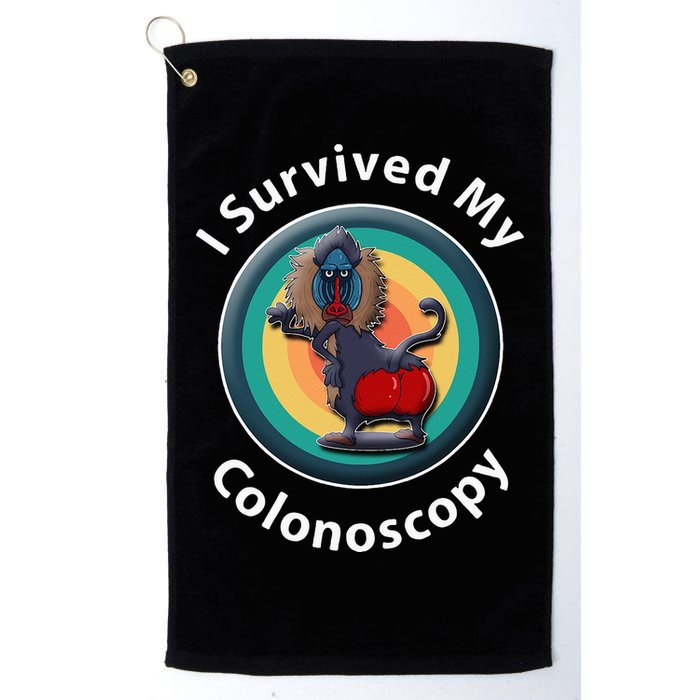 I Survived My Colonoscopy Survivor Hospital Patients Funny Golf Towel