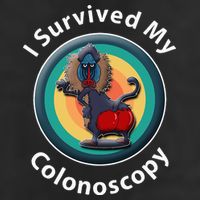 I Survived My Colonoscopy Survivor Hospital Patients Funny Golf Towel