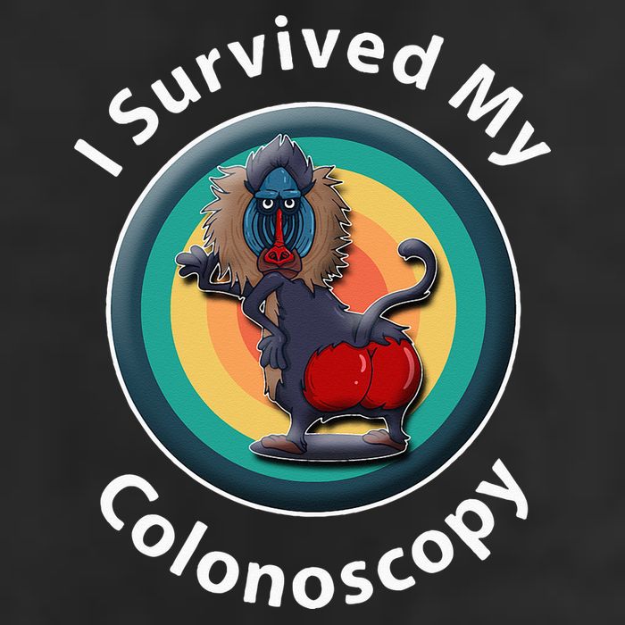 I Survived My Colonoscopy Survivor Hospital Patients Funny Golf Towel