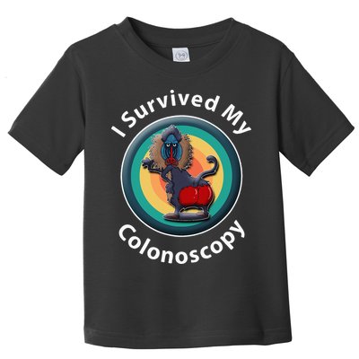 I Survived My Colonoscopy Survivor Hospital Patients Funny Toddler T-Shirt