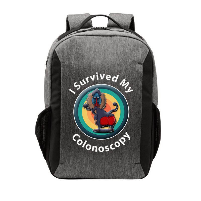 I Survived My Colonoscopy Survivor Hospital Patients Funny Vector Backpack
