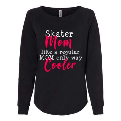 Ice Skating Mom Figure Skater Mom Gift Womens California Wash Sweatshirt