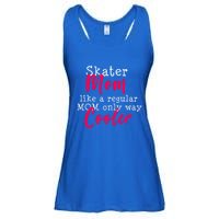 Ice Skating Mom Figure Skater Mom Gift Ladies Essential Flowy Tank