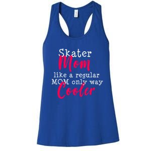 Ice Skating Mom Figure Skater Mom Gift Women's Racerback Tank