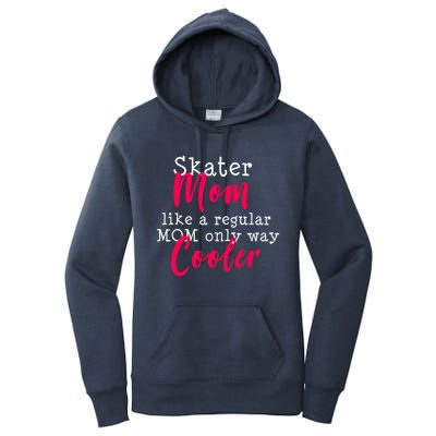 Ice Skating Mom Figure Skater Mom Gift Women's Pullover Hoodie