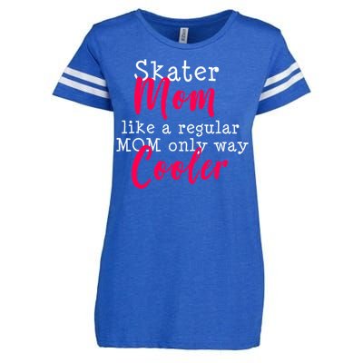 Ice Skating Mom Figure Skater Mom Gift Enza Ladies Jersey Football T-Shirt