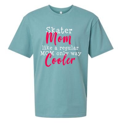 Ice Skating Mom Figure Skater Mom Gift Sueded Cloud Jersey T-Shirt