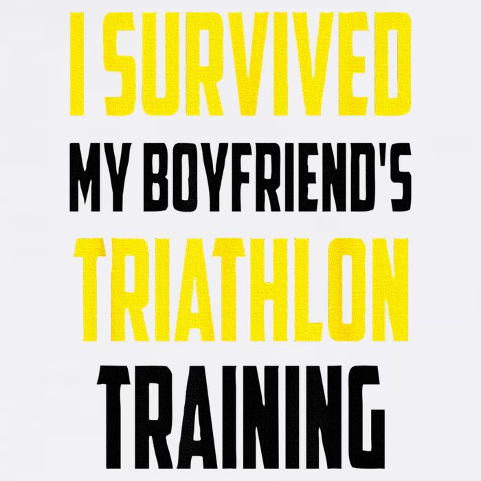 I Survived My BoyfriendS Triathlon Training Triathlete Cool Comfort Performance Bucket Hat