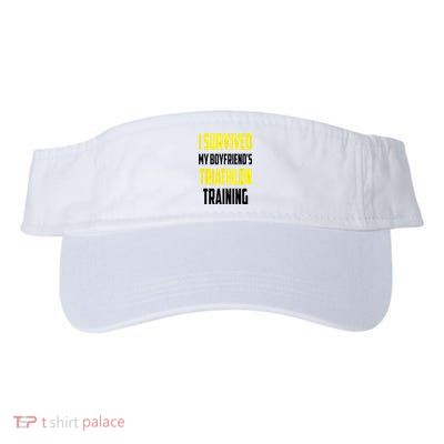 I Survived My BoyfriendS Triathlon Training Triathlete Visor