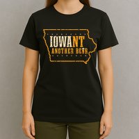 Iowa State Map I Want Another Beer Funny Drinking T-Shirt
