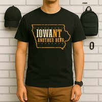 Iowa State Map I Want Another Beer Funny Drinking T-Shirt