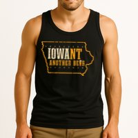 Iowa State Map I Want Another Beer Funny Drinking Tank Top