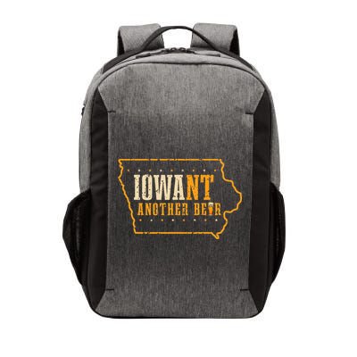 Iowa State Map I Want Another Beer Funny Drinking Vector Backpack
