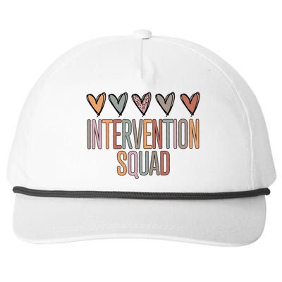 Intervention Squad Matching Team Funny Snapback Five-Panel Rope Hat