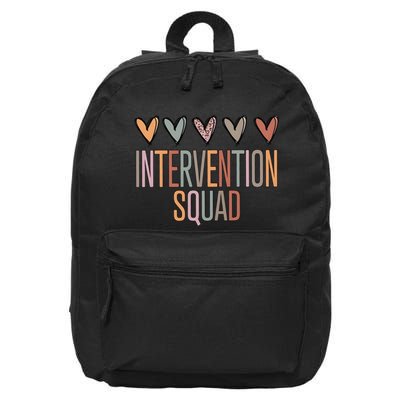 Intervention Squad Matching Team Funny 16 in Basic Backpack