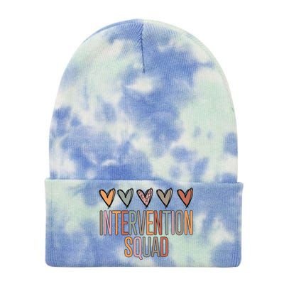 Intervention Squad Matching Team Funny Tie Dye 12in Knit Beanie