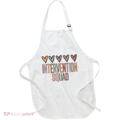 Intervention Squad Matching Team Funny Full-Length Apron With Pockets