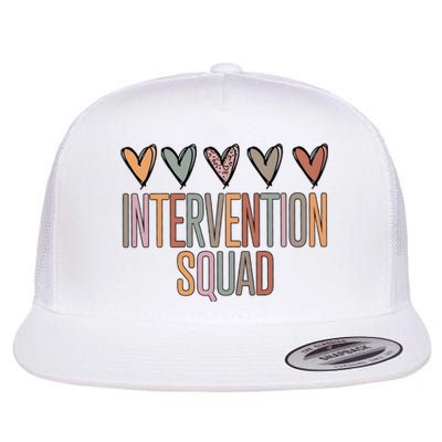 Intervention Squad Matching Team Funny Flat Bill Trucker Hat