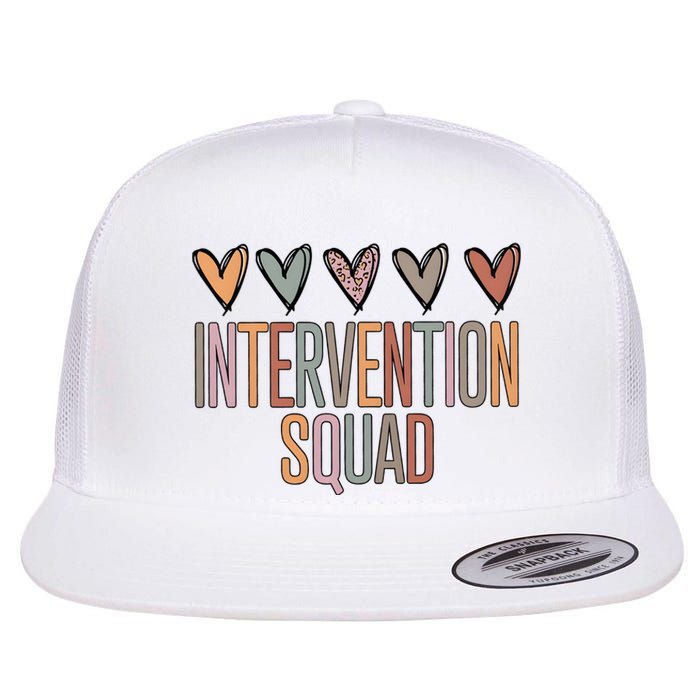 Intervention Squad Matching Team Funny Flat Bill Trucker Hat