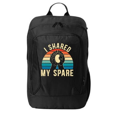 I Shared My Spare Kidney Donor Organ Donation Awareness City Backpack