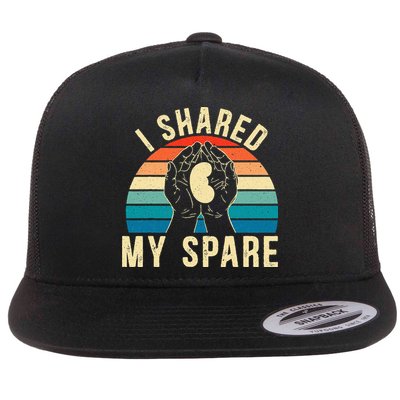 I Shared My Spare Kidney Donor Organ Donation Awareness Flatbill Hat