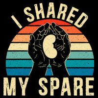 I Shared My Spare Kidney Donor Organ Donation Awareness 16 in Basic Backpack