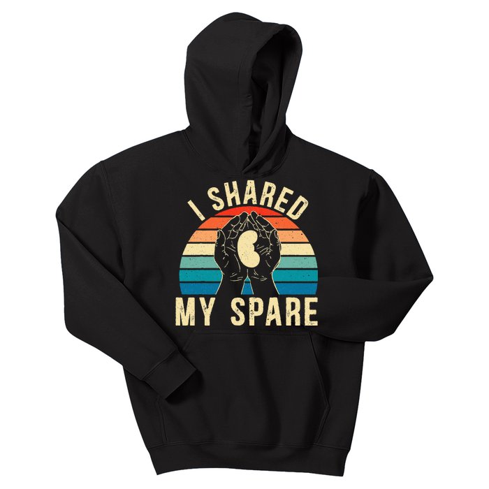 I Shared My Spare Kidney Donor Organ Donation Awareness Kids Hoodie